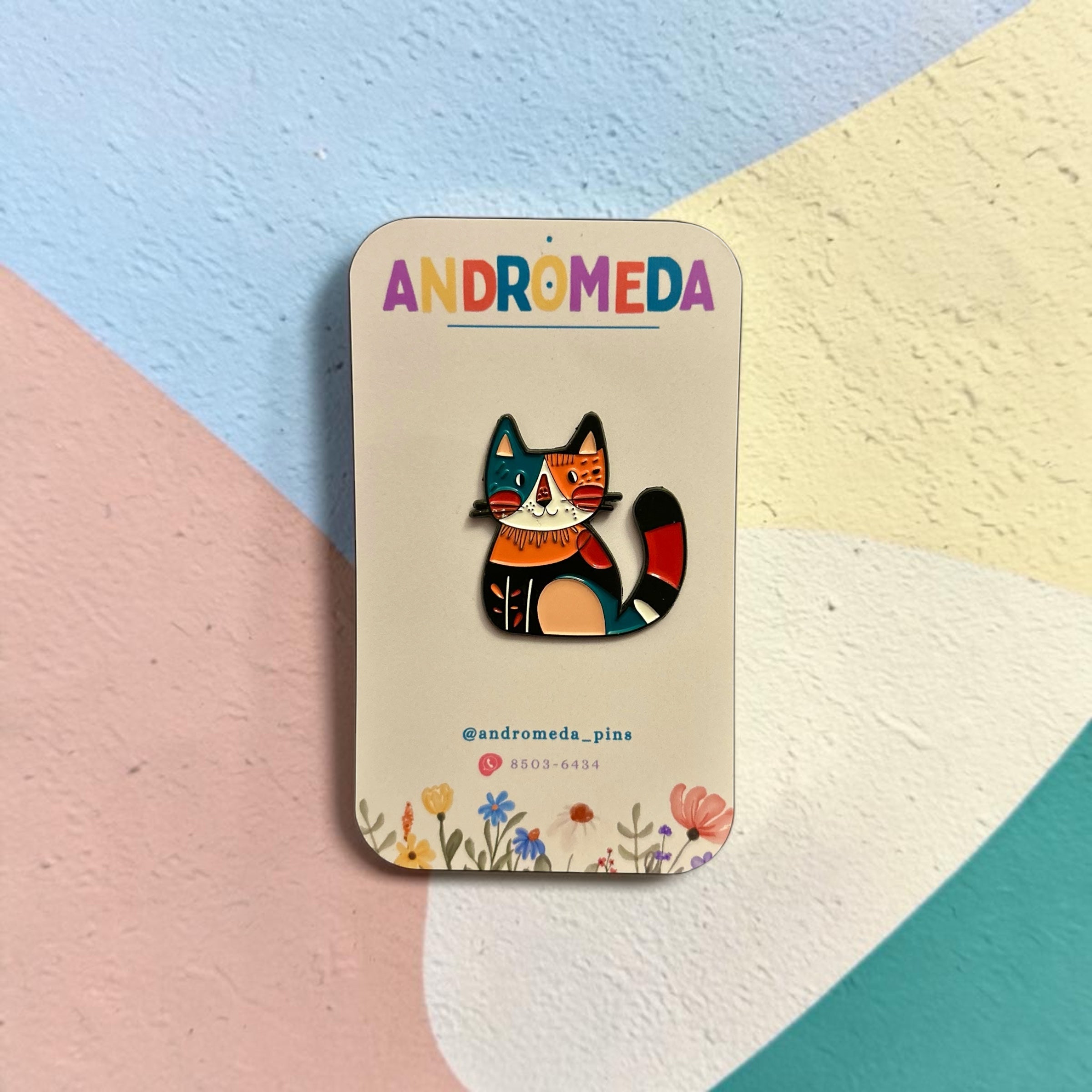 Pin Gato - Multicolor