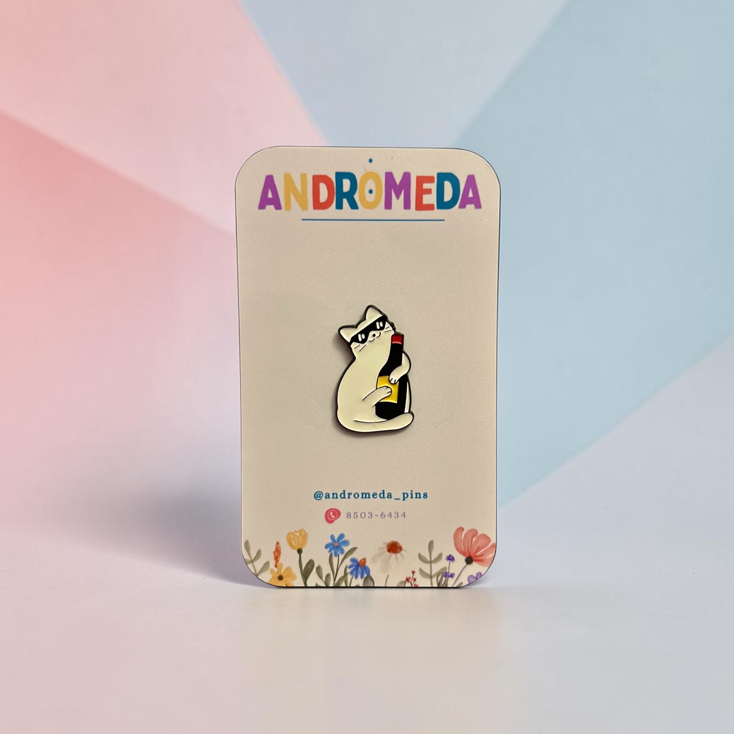 Pin Gato - Botella De Vino