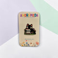Pin Gato Negro - Libros