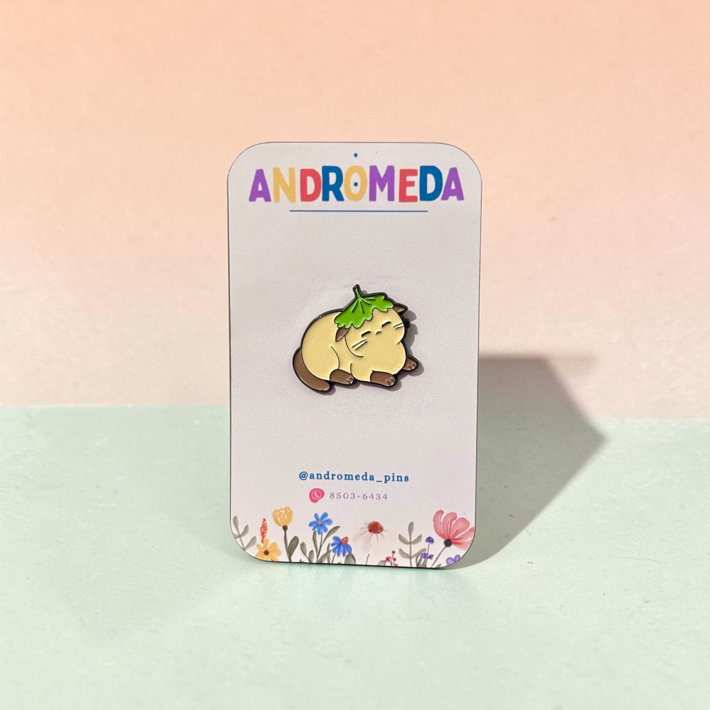 Pin Gato - Hoja