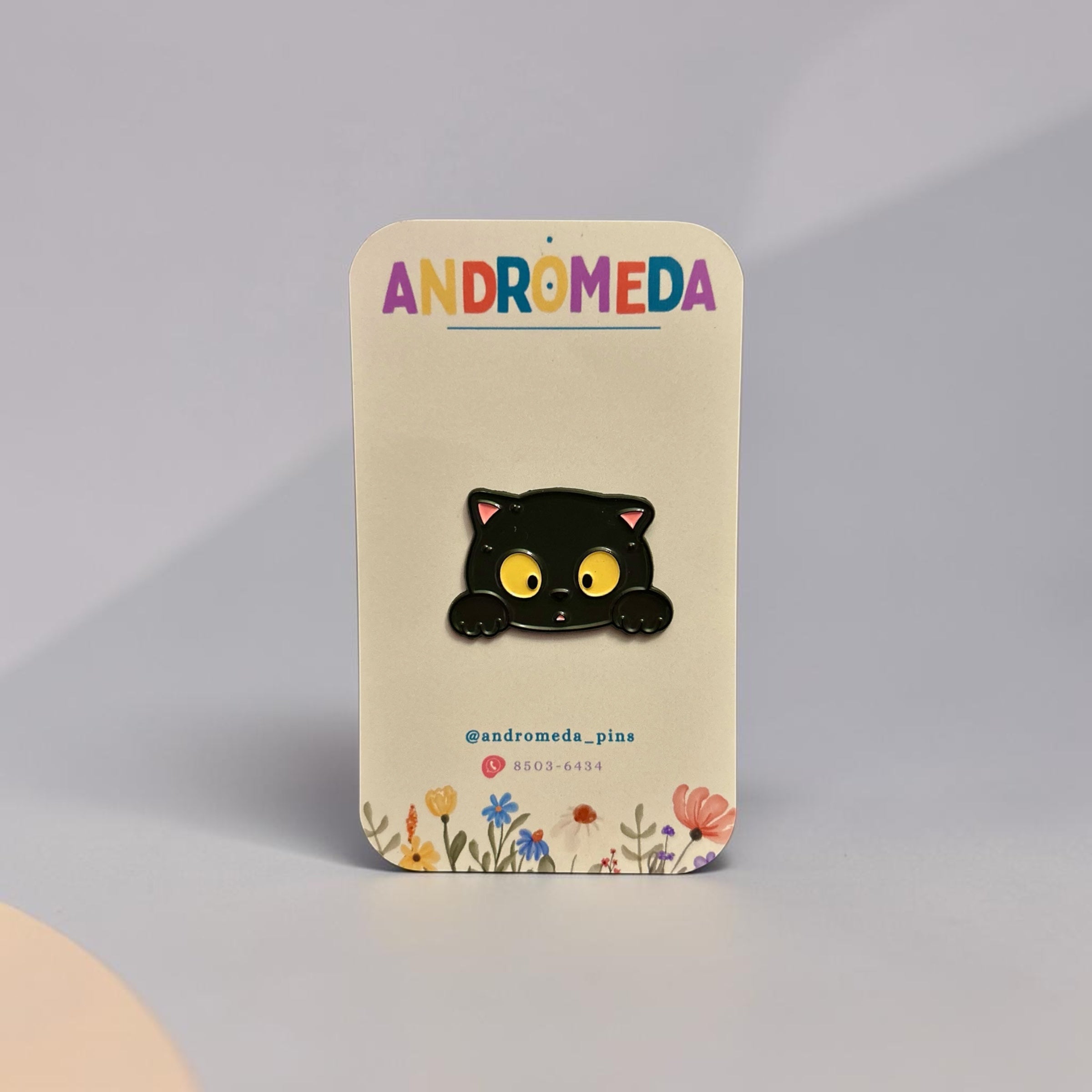 Pin Gato - Negro