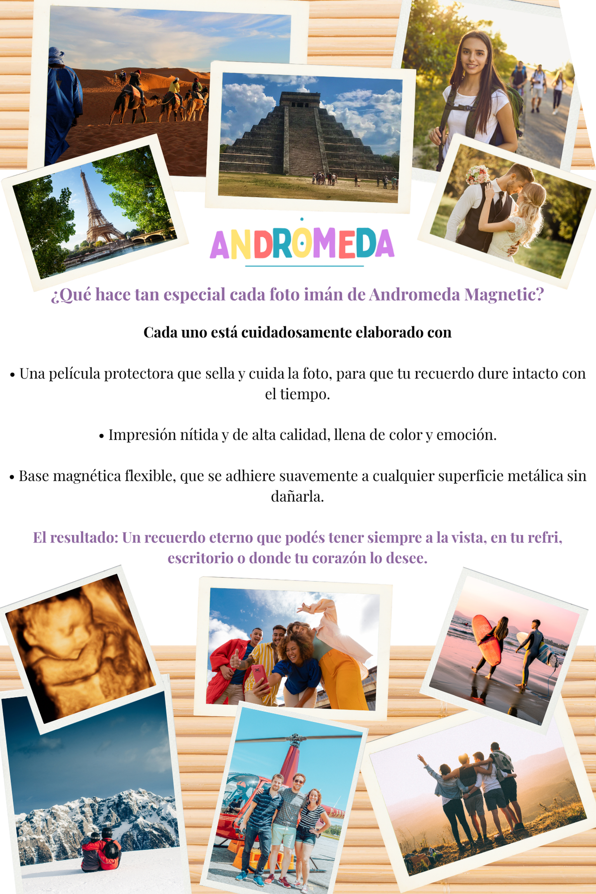 Foto imanes encapsulados personalizados