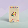 Pin Gato - Tonos pastel