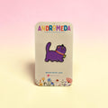 Pin Gato Morado - Cascabel