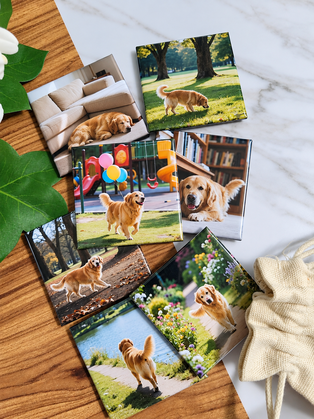Foto imanes encapsulados personalizados