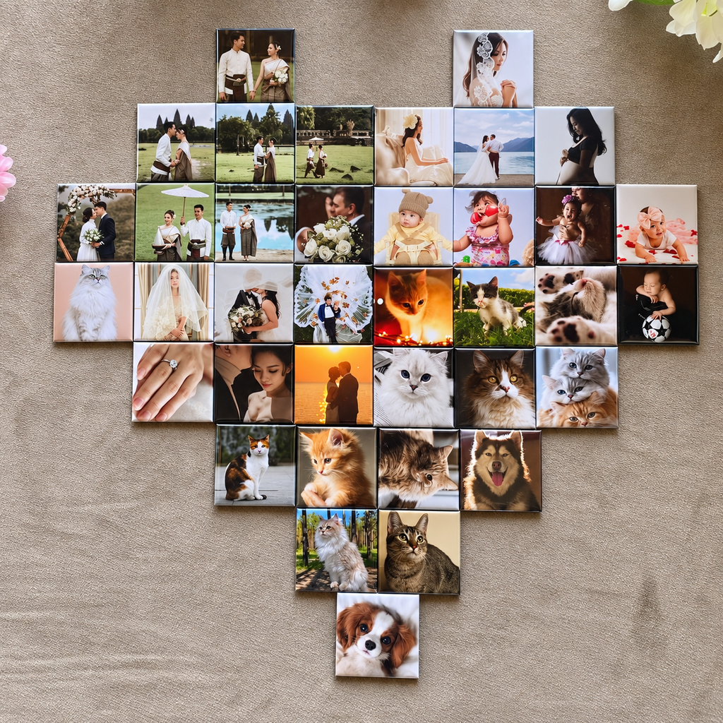 Foto imanes encapsulados personalizados